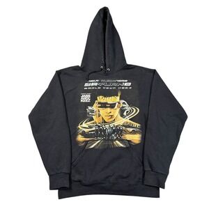 Rauw Alejandro Saturno World Tour 2023 Hoodie Men's Small Black Streetwear